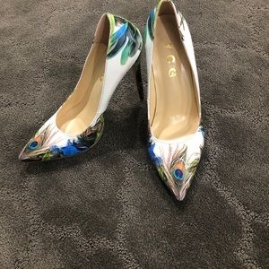 Peacock high heals